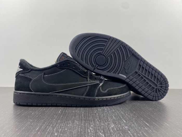 travis scott x air jordan air jordan 1 retro low “black phanT0m" dm7866-001