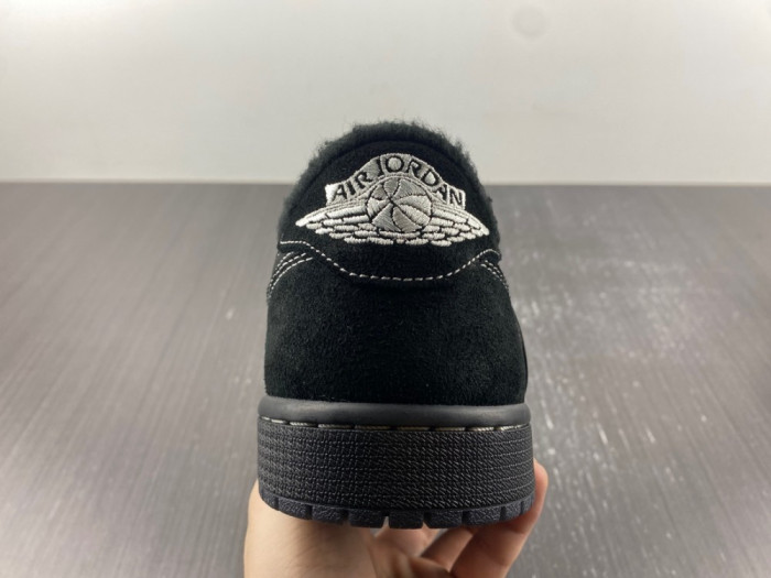 travis scott x air jordan air jordan 1 retro low “black phanT0m" dm7866-001