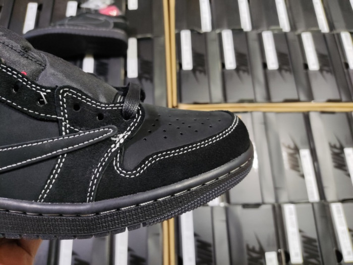 travis scott x air jordan air jordan 1 retro low “black phanT0m" dm7866-001