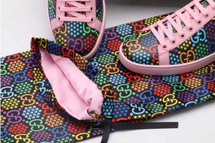 G*u*i ace embroidered low-top sneaker 610085 h2020 1115