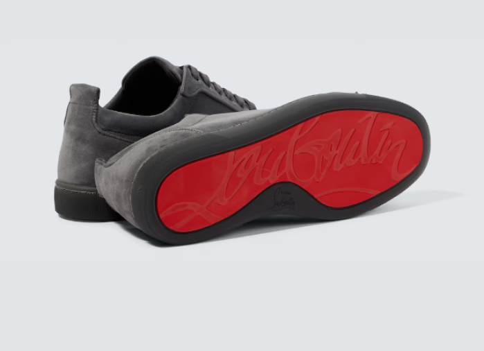 Chr1st1an louboutin l0vis junior spikes suede sneakers