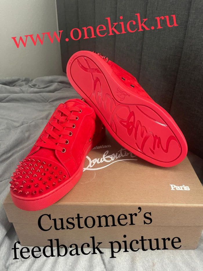 Chr1st1an louboutin l0vis junior spikes