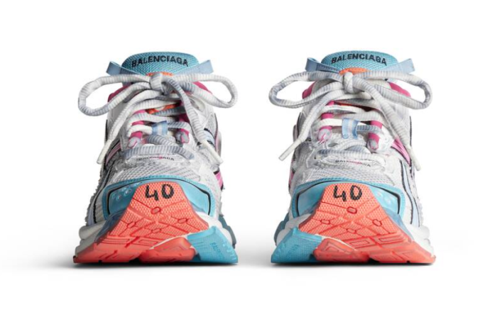 Ba1en*iaga runner panelled sneakers