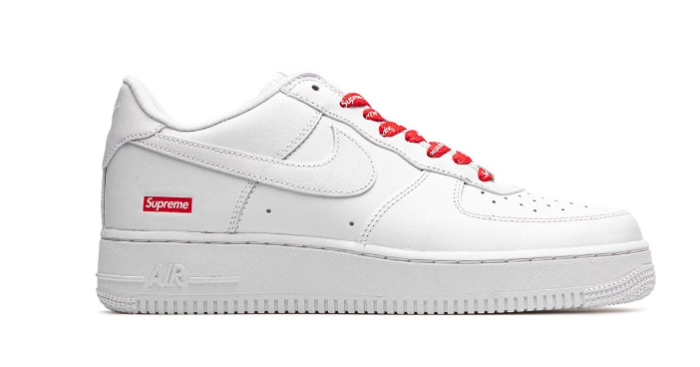 Svp*me x nike air force 1 low white cu9225-1000