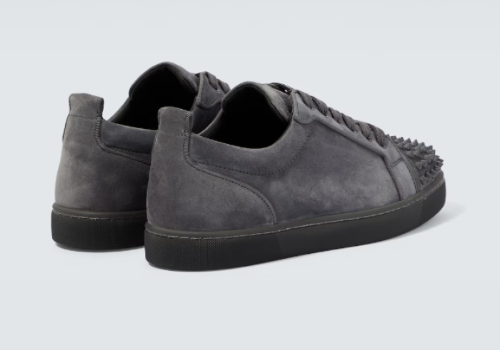 Chr1st1an louboutin l0vis junior spikes suede sneakers