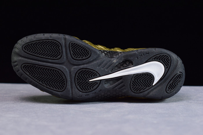 Nike Air Foamposite Pro “Metallic Gold” Black mens 624041-701