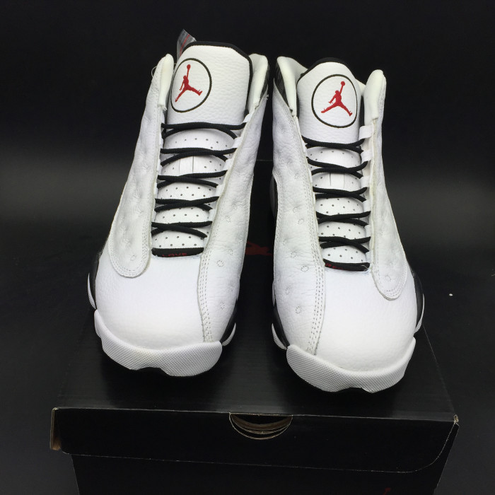 AIR JORDAN 13 RETRO SNGL DAY "LOVE AND RESPECT" black/ white mens 888164-112