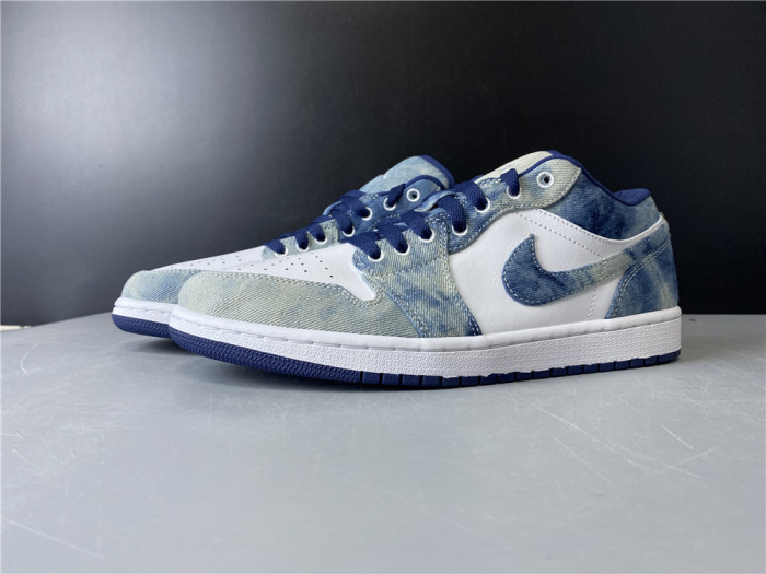 air jordan 1 low washed De*1m cz8455-100