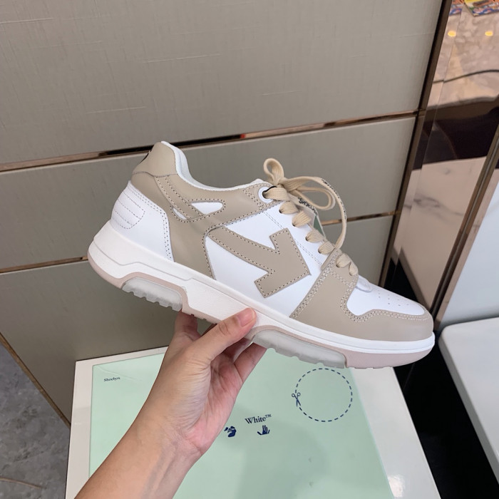 OFF WHITE™ C/O VIRGIL ABLOH OUT OF OFFICE LOW-TOP LEATHER SNEAKERS "OOO"