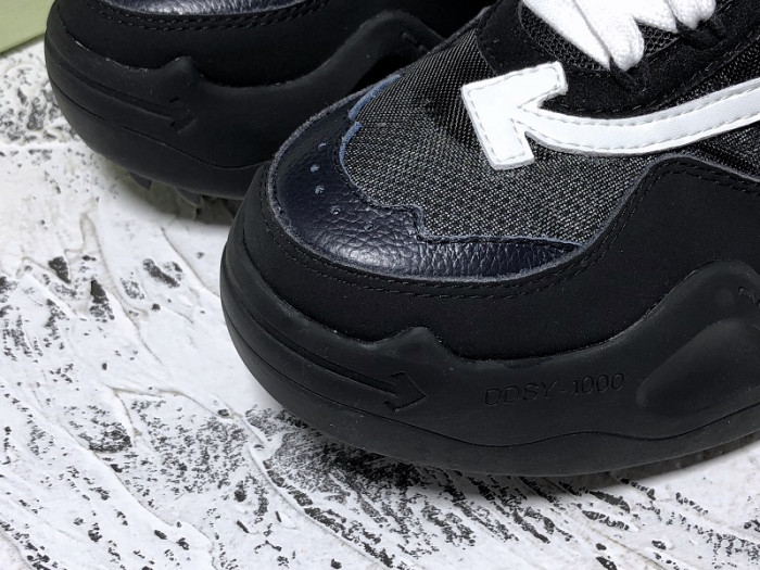 OFF-WHITE C/O ODSY-1000 SNEAKER BLACK