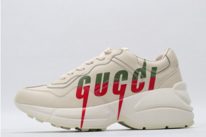 G*u*i rhyton leather sneaker
