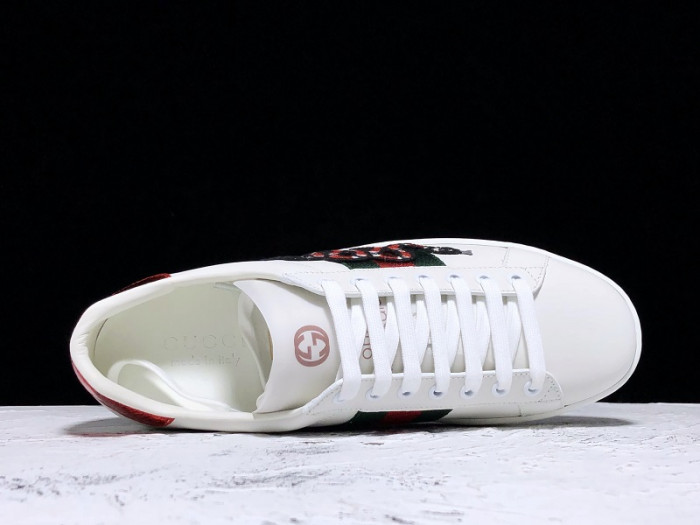 G*u*i ace leather sneaker ‎456230 02jp0 9064