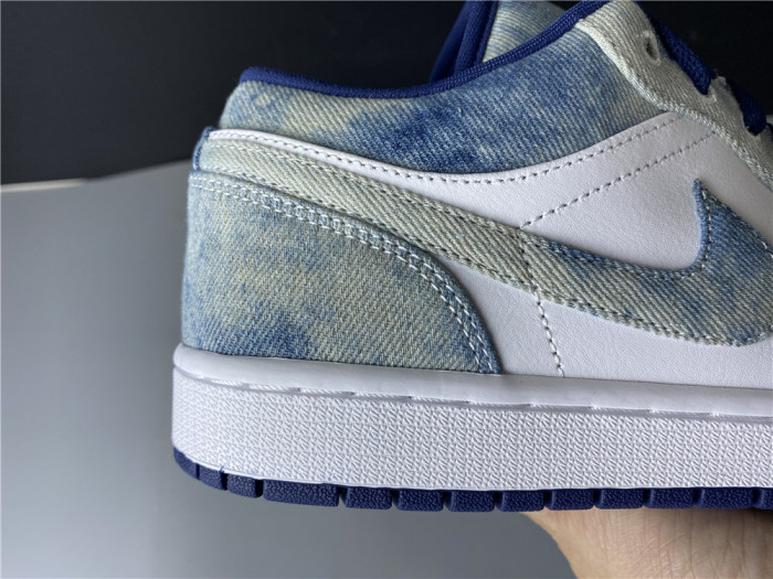 air jordan 1 low washed De*1m cz8455-100