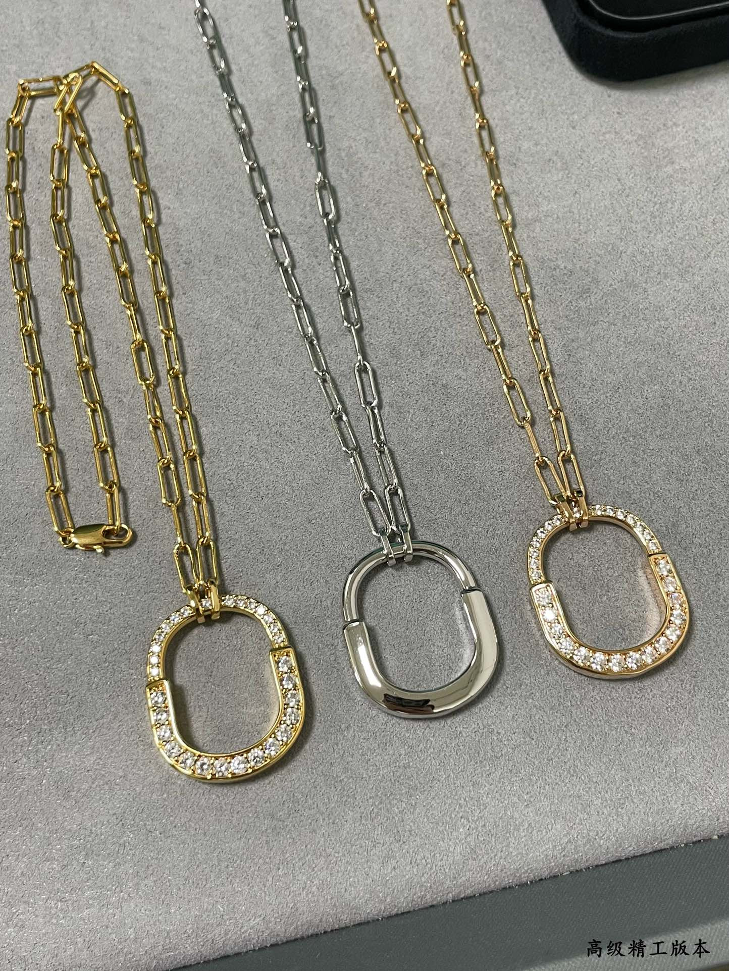 t*f*ny & co. full D1am0nd lock necklace