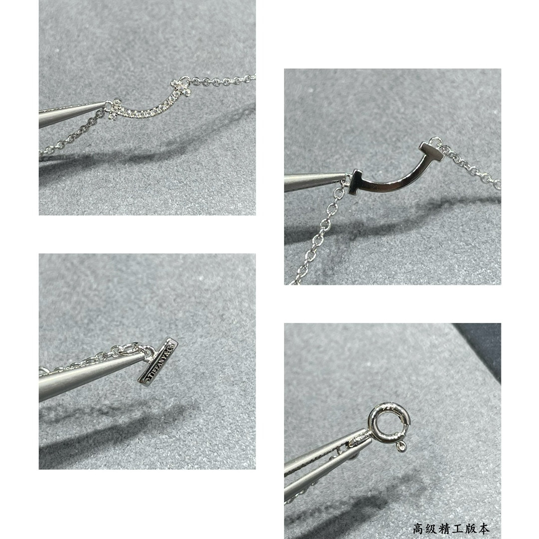 t*f*ny & co. mini smile D1am0nd pendant bracelet