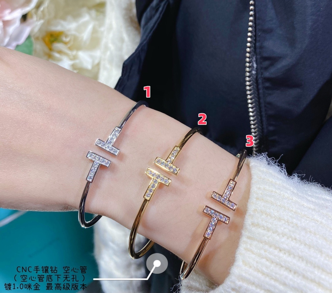 T*f*ny & co. double t bracelet