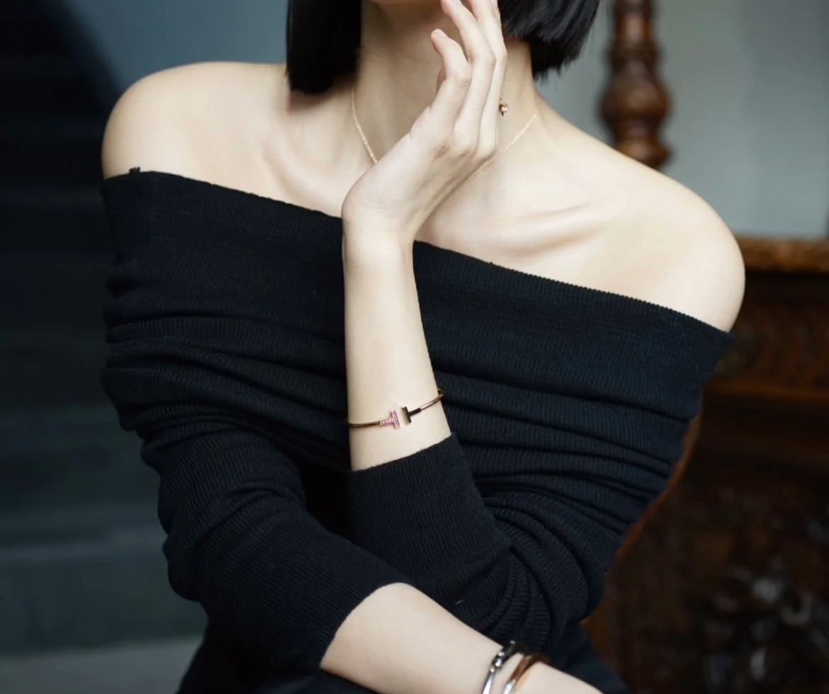 T*f*ny & co. double t bracelet