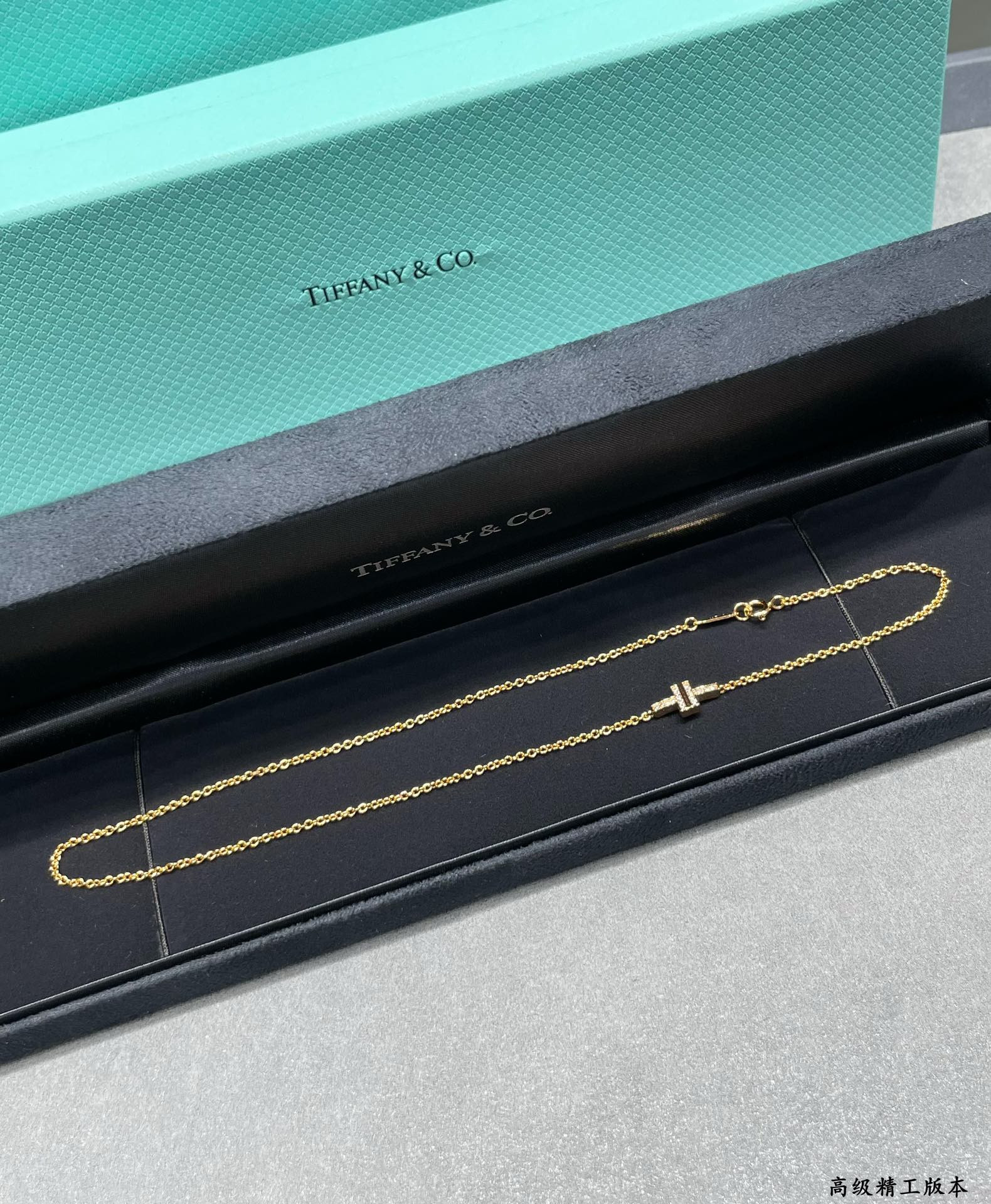 t*f*ny & co. double t D1am0nd bracelet 17cm