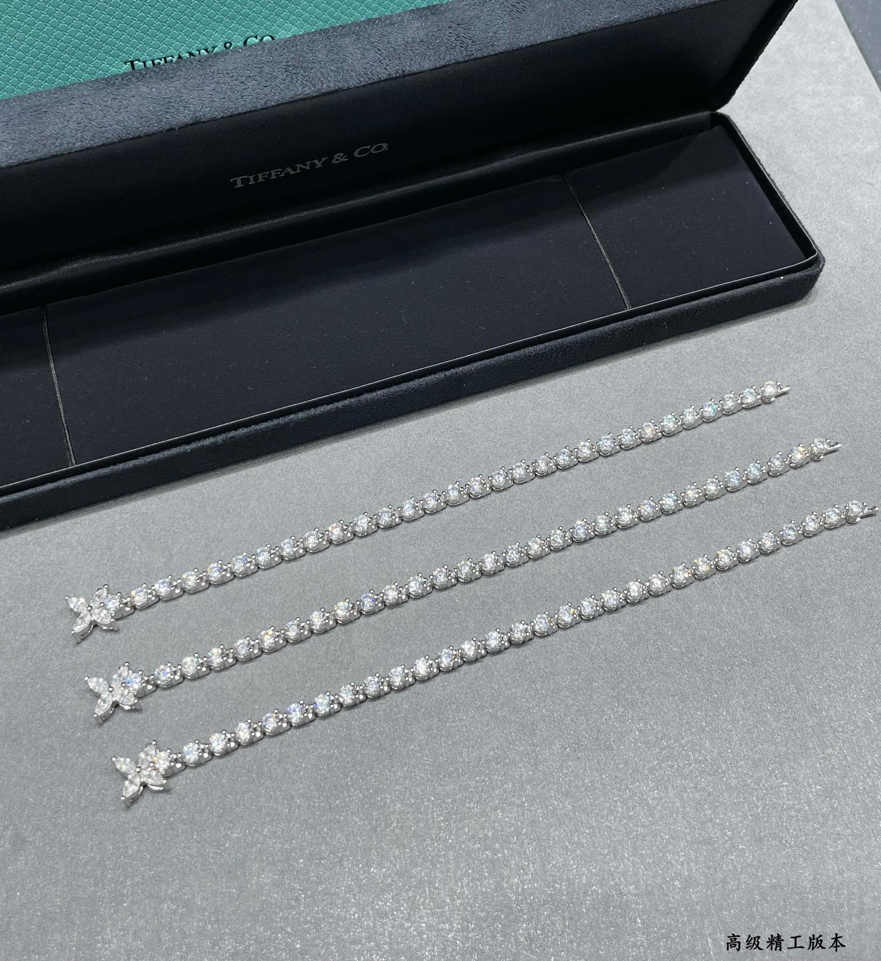 t*f*ny & co. soleste marquise D1am0nd full bracelet ag925