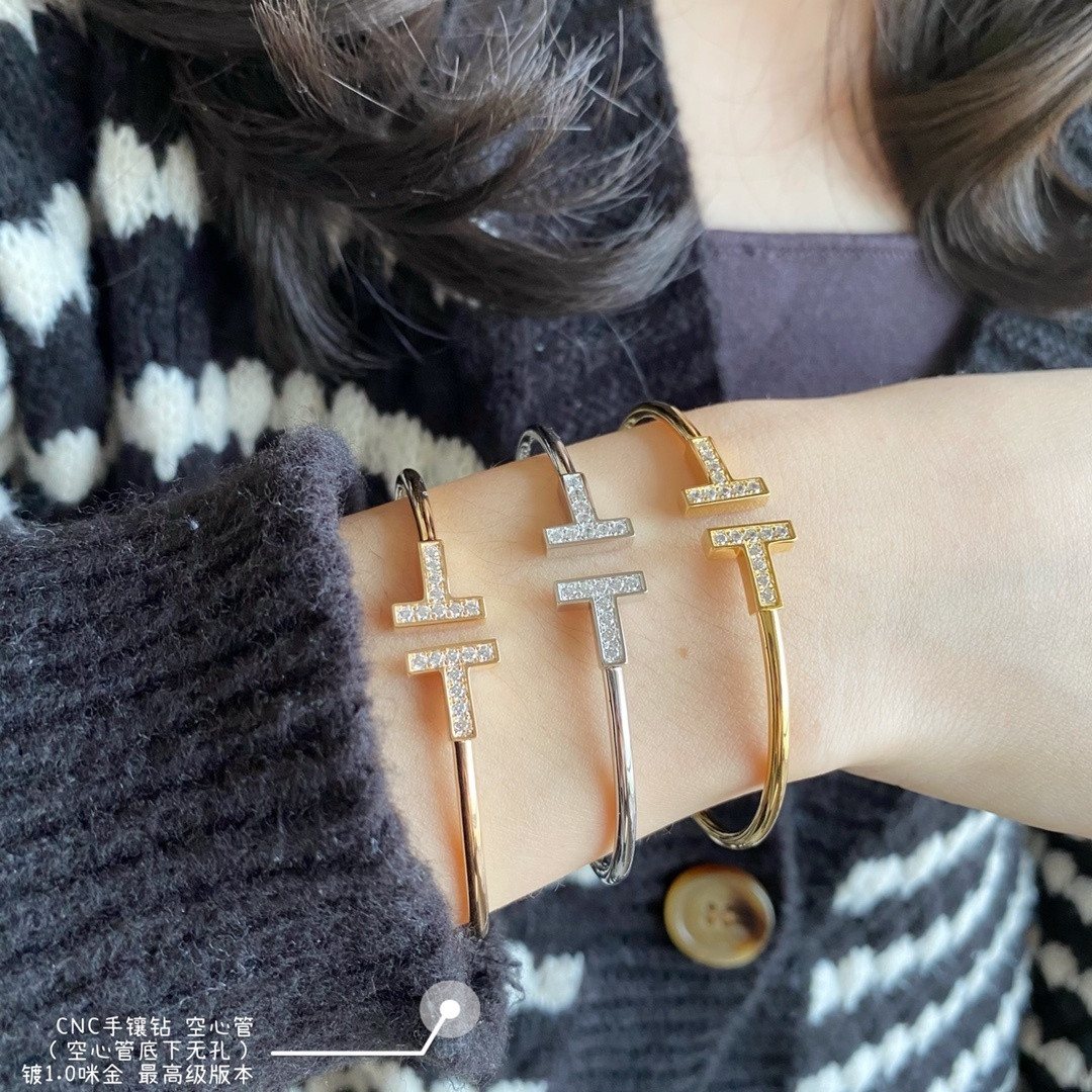 T*f*ny & co. double t bracelet