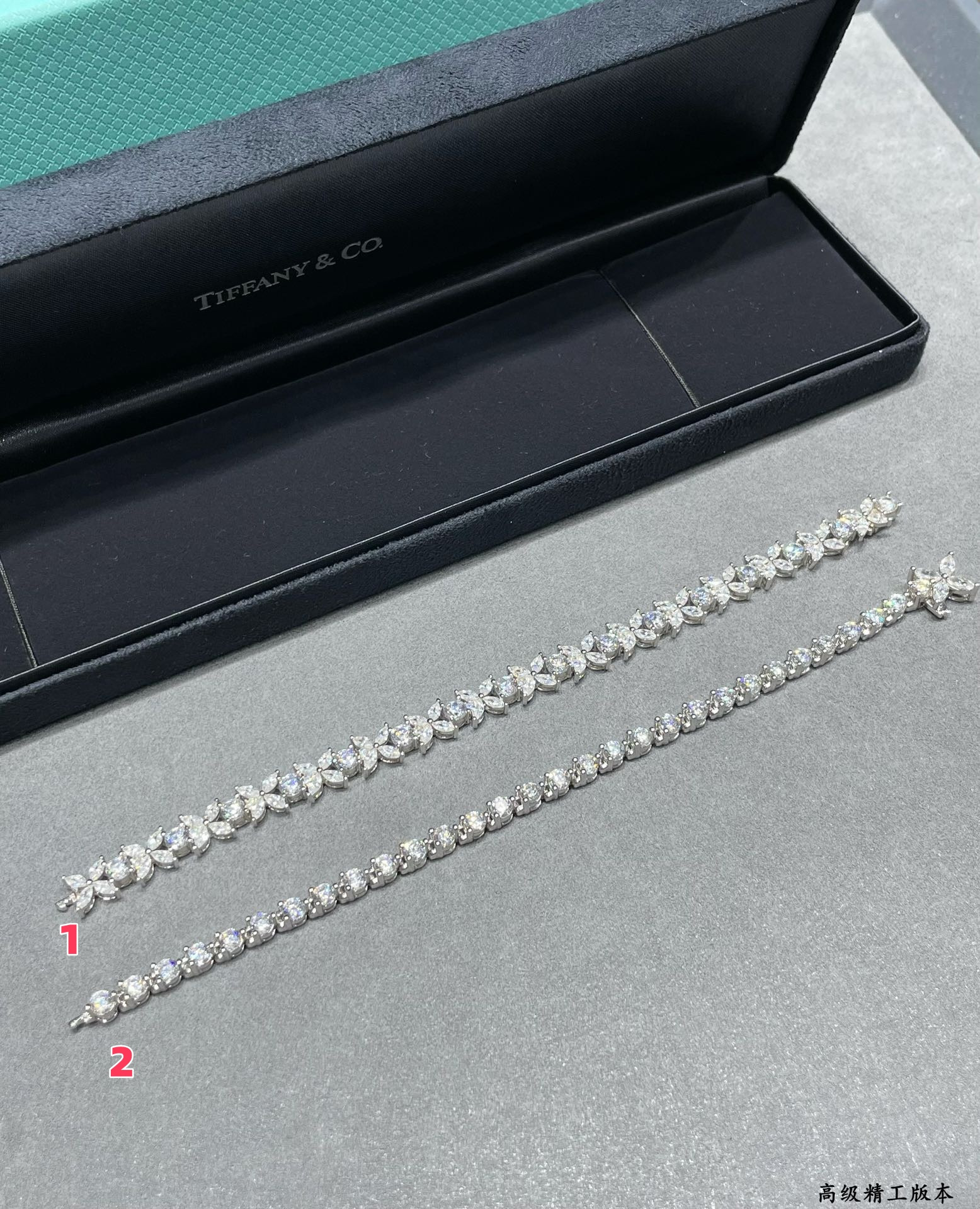 t*f*ny & co. soleste marquise D1am0nd full bracelet ag925