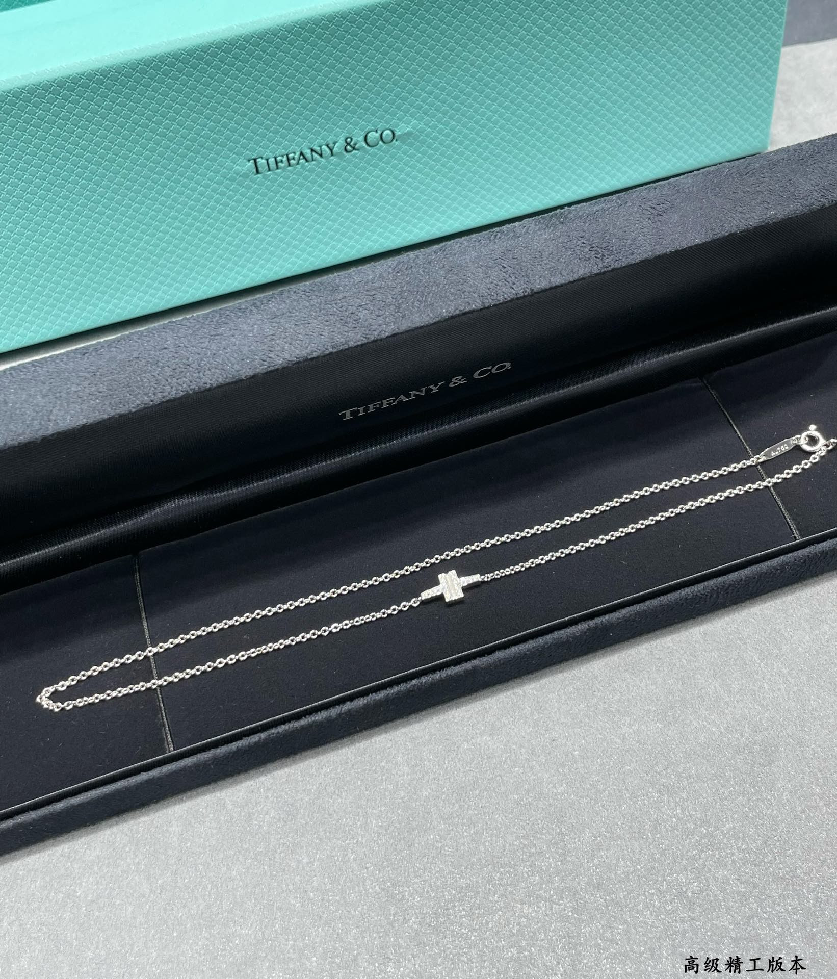 t*f*ny & co. double t D1am0nd bracelet 17cm